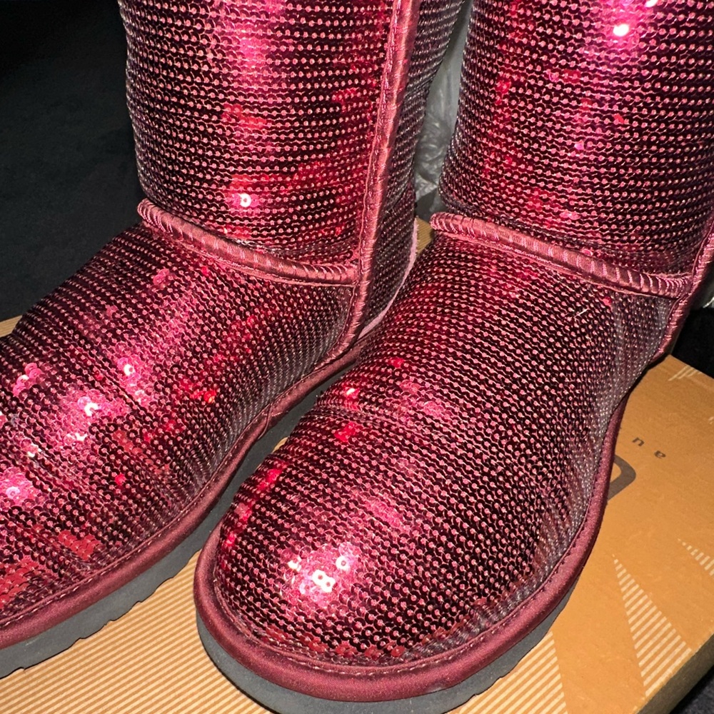 Sequin Red Women's Ugg Boots